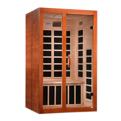 Golden Designs Santiago 2 Person Ultra Low EMF FAR Infrared Sauna