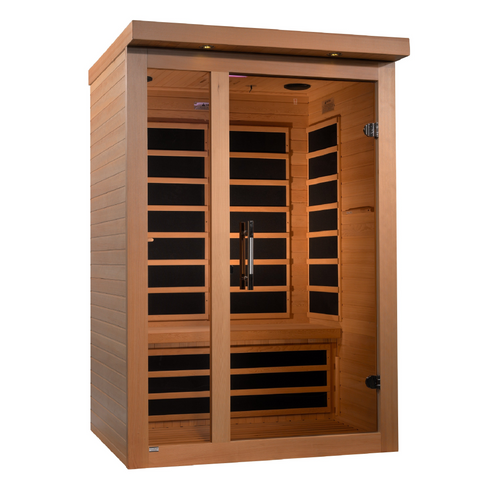 Golden Designs Llumeneres 2 Person Ultra Low EMF FAR Infrared Sauna