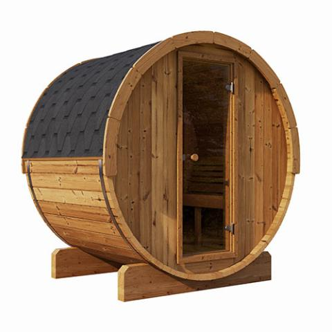 SaunaLife Model E6 2 Person Traditional Sauna Barrel