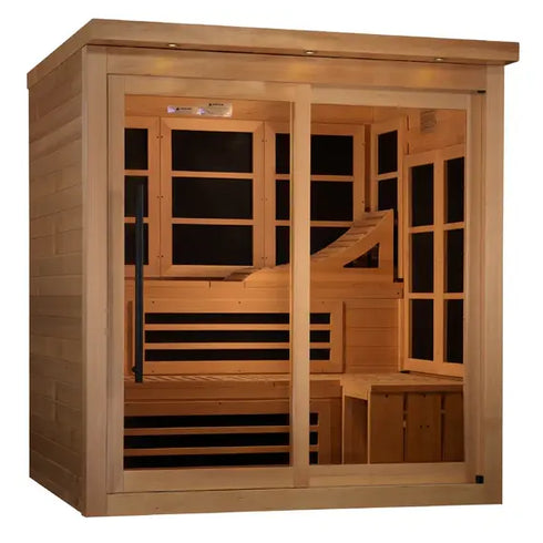 Golden Designs ***New 2024 Model*** GDI-6996-02 Near Zero EMF Far Infrared Sauna