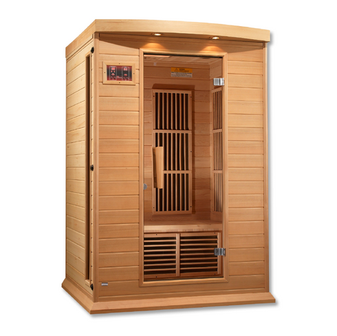 Golden Designs MX-K206-01 Maxxus Low EMF FAR Infrared Sauna Canadian Hemlock