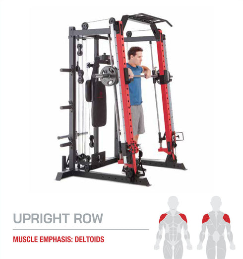 Marcy Smith Machine / Cage System with Pull-Up Bar and Landmine Station | SM-4033