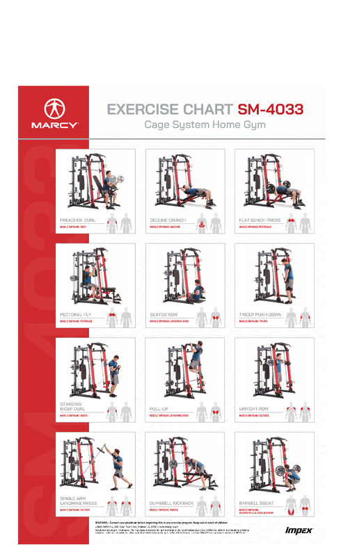 Marcy Smith Machine Cage System with Pull Up Bar and Landmine Statio Sparks Fitness Equipment