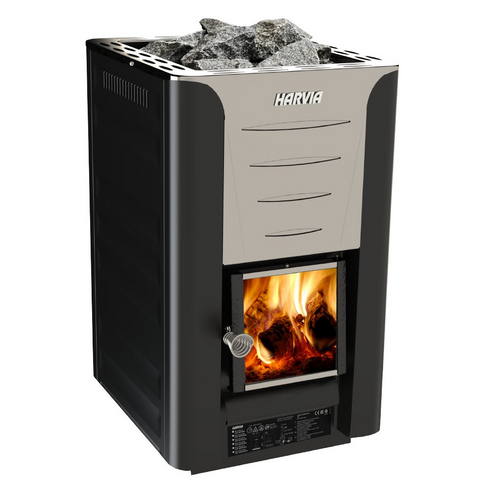 Harvia Pro 20 Kit | 24kW Wood Burning Stove