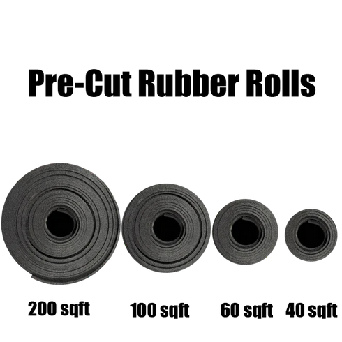 Pre-Cut Rubber Flooring Rolls