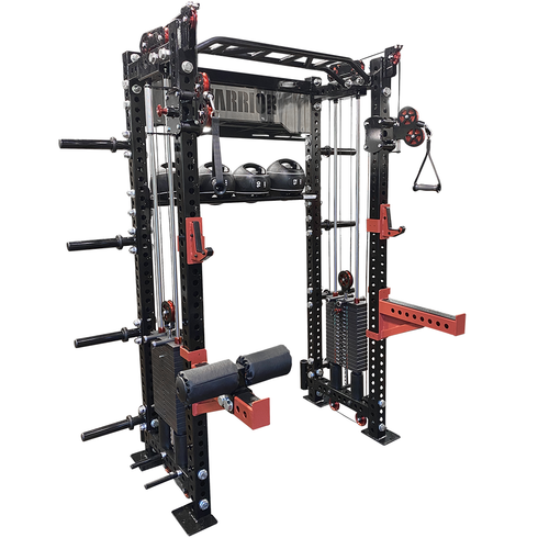 Warrior 2.0 Cable Crossover Pulley Power Rack Gym System