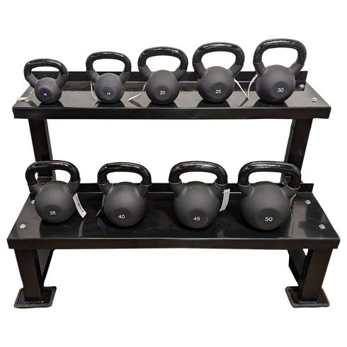 Warrior Neoprene Coated Black Kettlebell