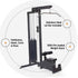 Warrior Lat Pulldown / Low-Row Home Gym System