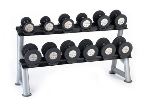 Hampton GEL-GRIP Urethane Dumbbell | 5-50 LB SET