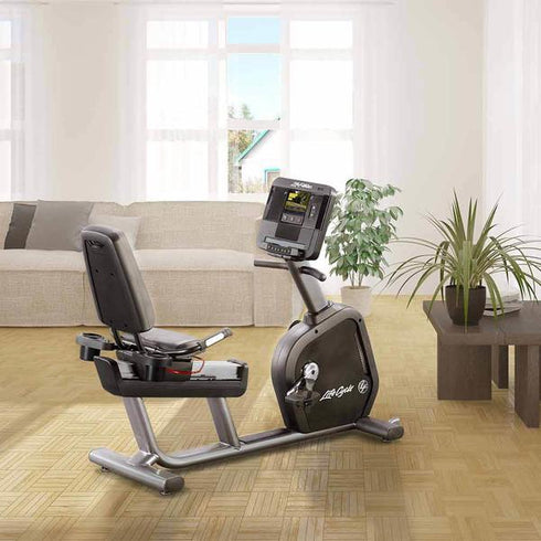 Life Fitness Club Series + Recumbent Lifecycle Bike