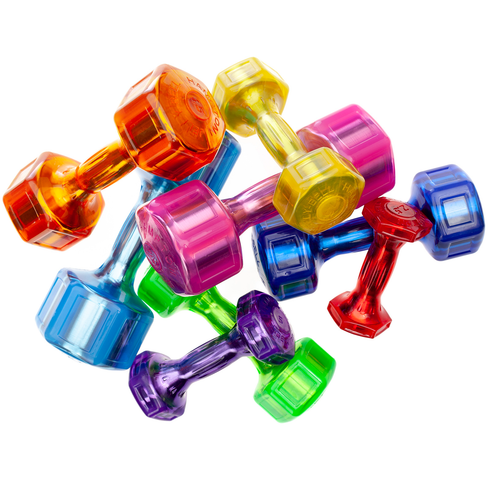 Hampton Jelly-Bell Urethane Aerobic Dumbbells| Pairs