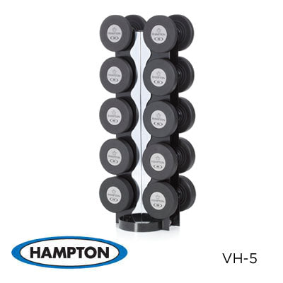 Hampton GEL-GRIP Urethane Dumbbell | 5-50 LB SET