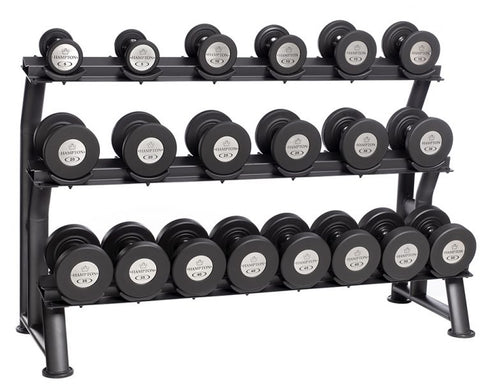 Hampton GEL-GRIP Urethane Dumbbell | 5-50 LB SET