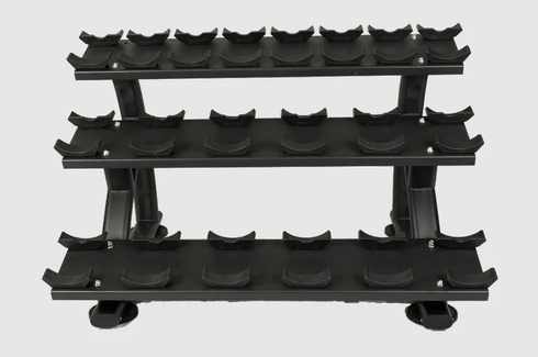 Warrior Dumbbell Saddle Rack 5-50lbs (10 Pair)